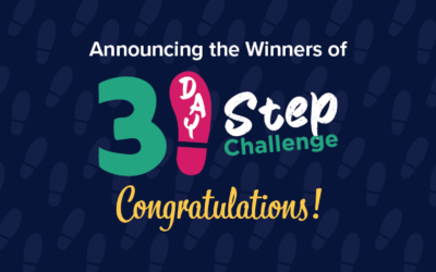 31 day step challenge - Winner Banner