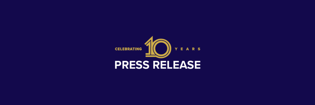 10th Anniversary - Press Release Banner